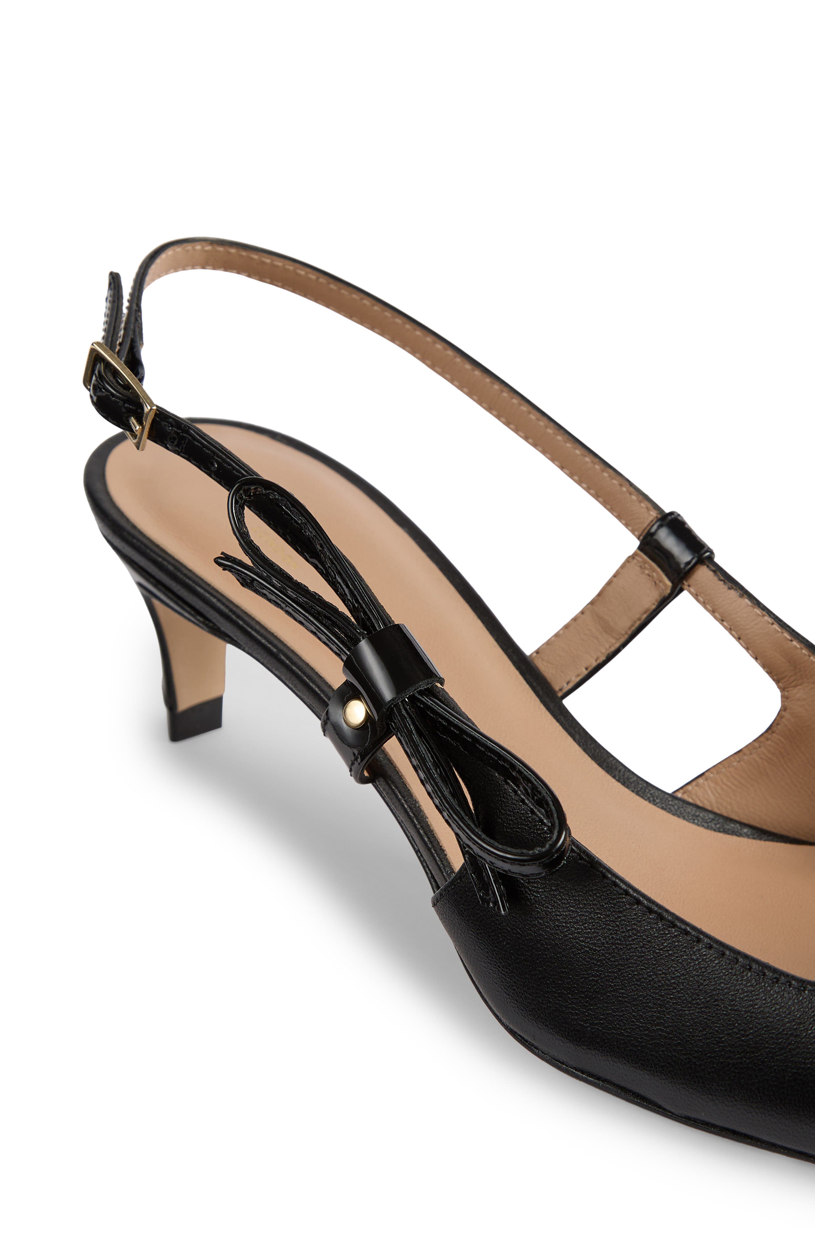 LK Bennett Marilyn Slingback Pump, Alternate, color, Black-Black