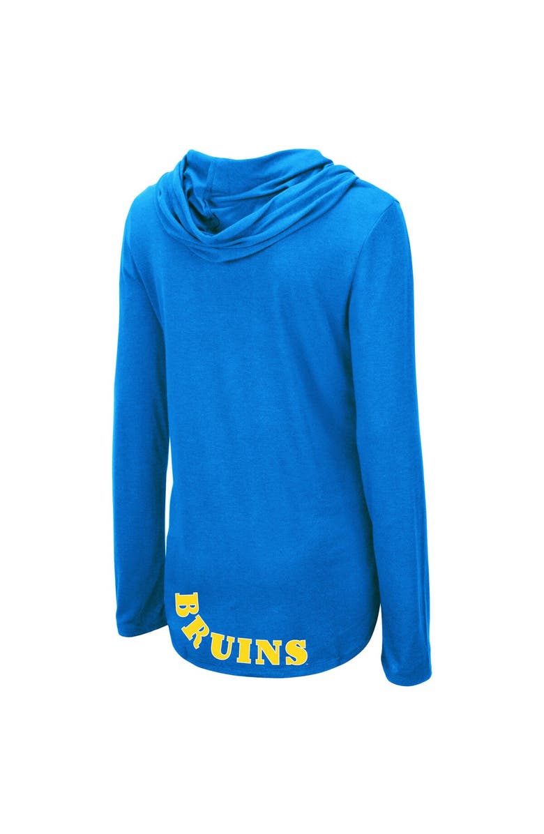 COLOSSEUM Women's Colosseum Blue UCLA Bruins My Lover Lightweight Hooded Long Sleeve T-Shirt, Alternate, color, 