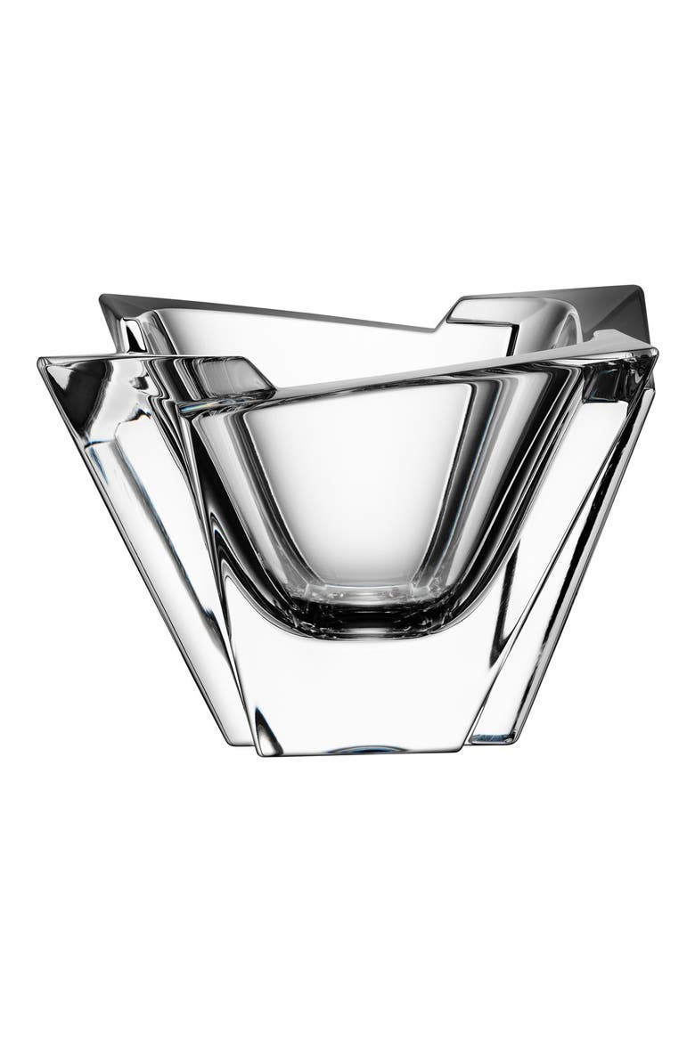 Glacial Lead Crystal Bowl, Alternate, color, CLEAR