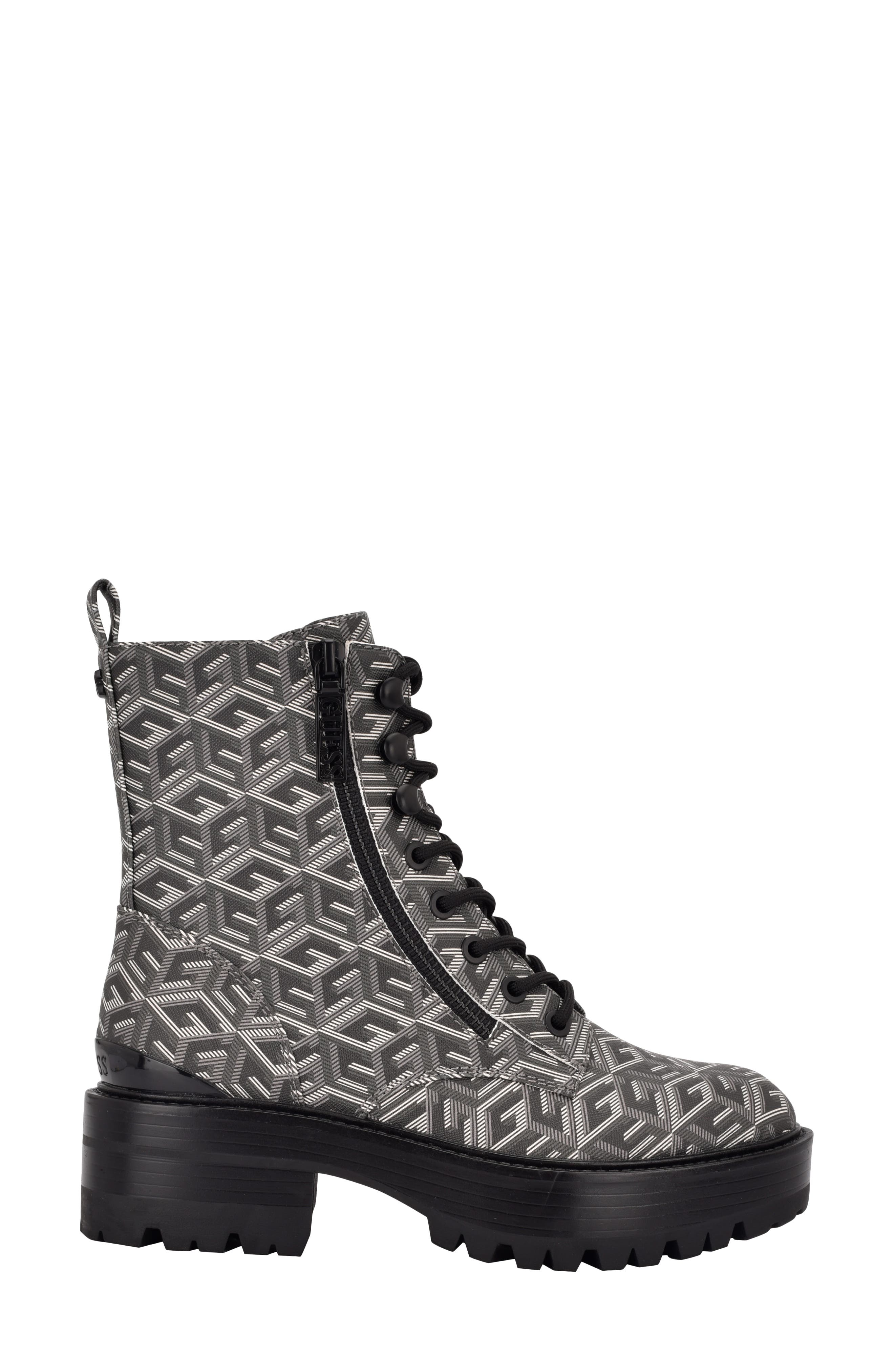 GUESS Fearne Combat Boot, Alternate, color, 