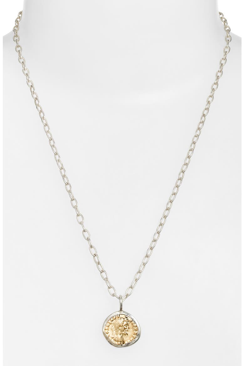 Parker Pendant Necklace, Alternate, color, MIXED METAL SILVER GOLD