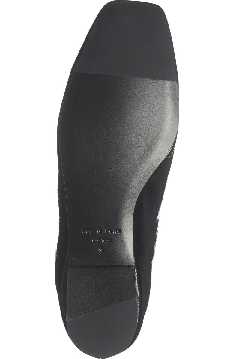 rag & bone Sadie Pointed Toe Flat, Alternate, color, Black