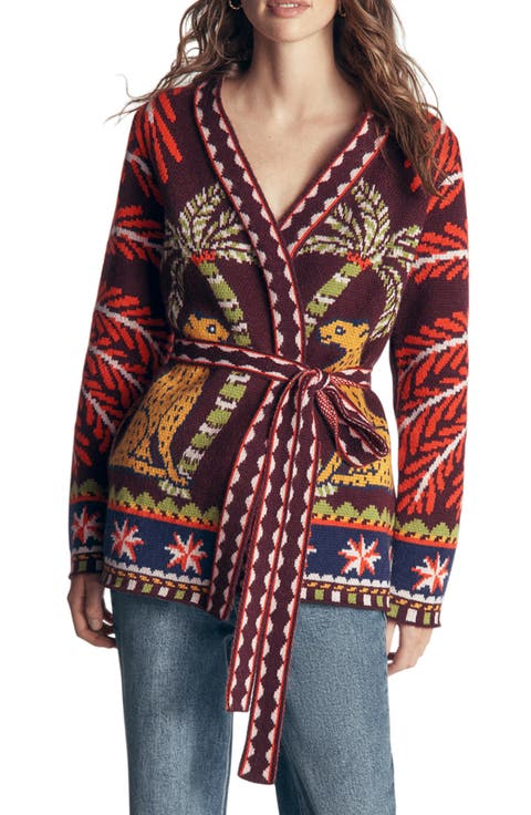 Belted Wrap Cardigan