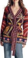 Boden Belted Wrap Cardigan