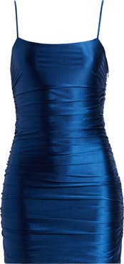 BP. Ruched Satin Minidress