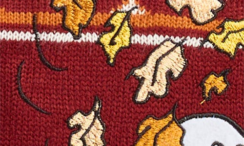 Peanuts Kids' Snoopy Leaf Pile Graphic Sweatshirt In Multi