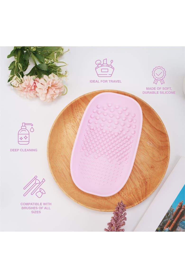 Beauty Brush Cleaning Tool, Alternate, color, Purple