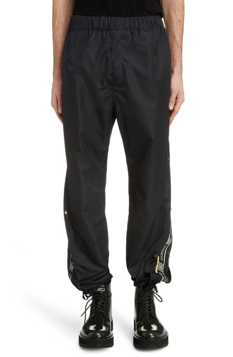 Givenchy Snap Seam Logo Jogger Pants, Main, color, 