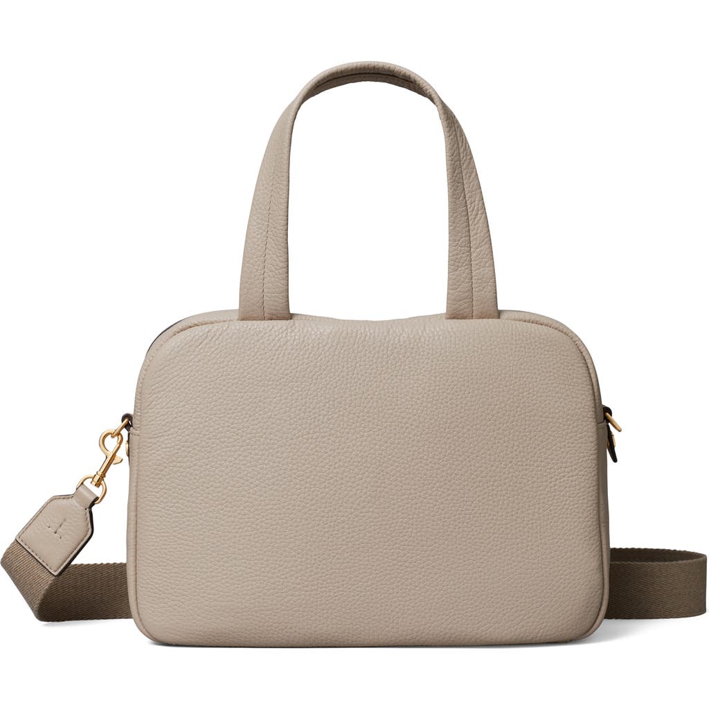 Tory Burch Leather Satchel In Neutral