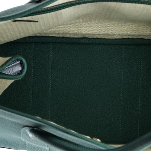 Pre-owned Hermes Hermes Garden Party Tote Leather 36 In Green