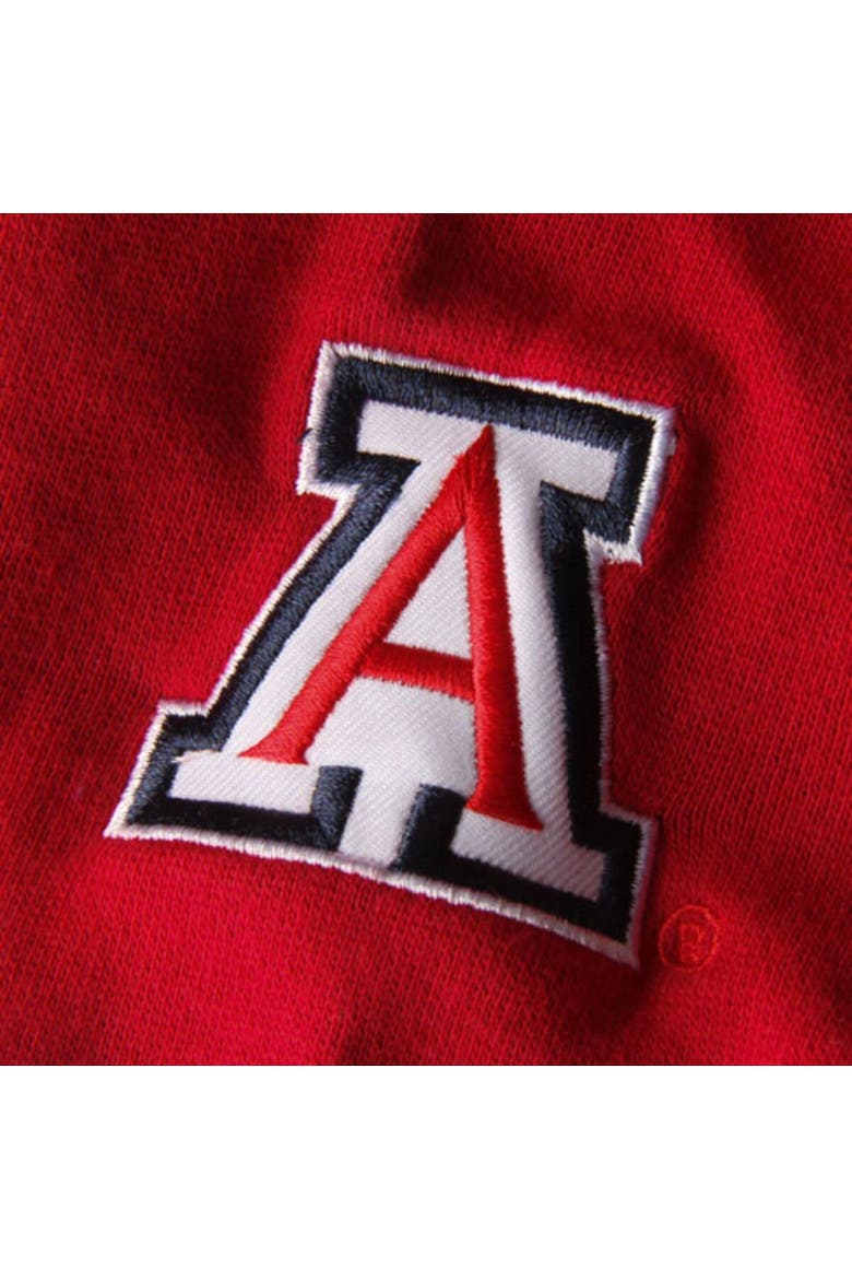 Women's Stadium Athletic Cardinal Arizona Wildcats Arched Name Full-Zip Hoodie, Alternate, color, Red