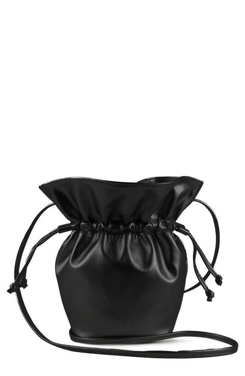 Vegan Leather Bucket Bag