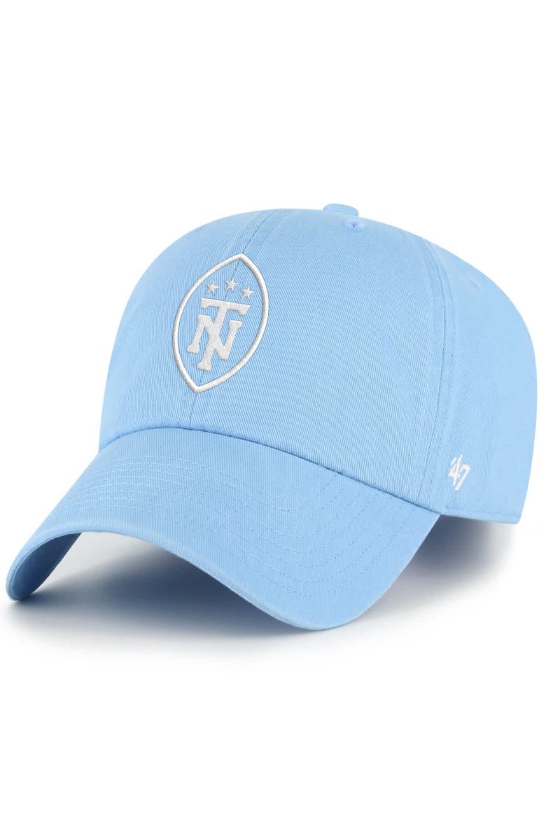 '47 Men's '47  Light Blue Tennessee Titans Secondary Logo Clean Up Adjustable Hat, Main, color, Light Blue