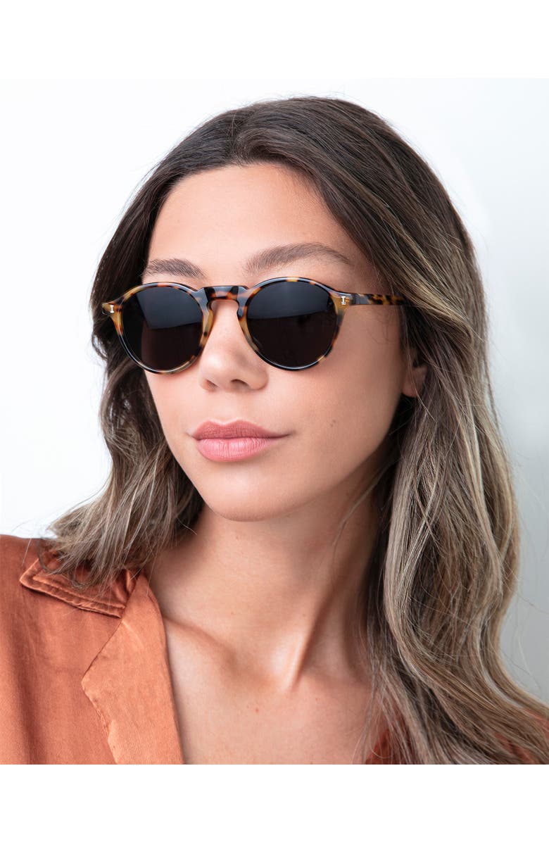 Illesteva Capri Sunglasses, Alternate, color, Mercury / Grey