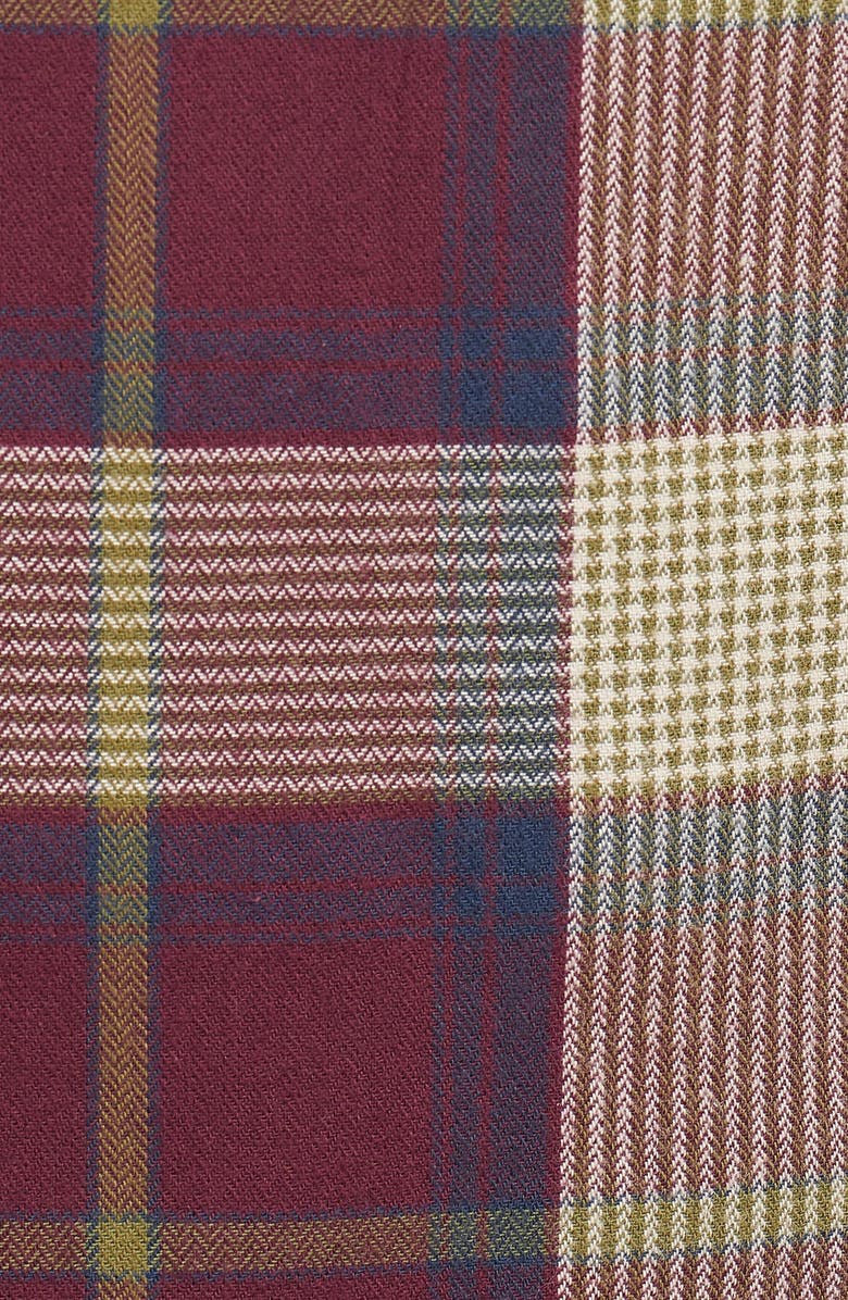 Barbour Farley Plaid Stretch Button-Down Shirt, Alternate, color, 