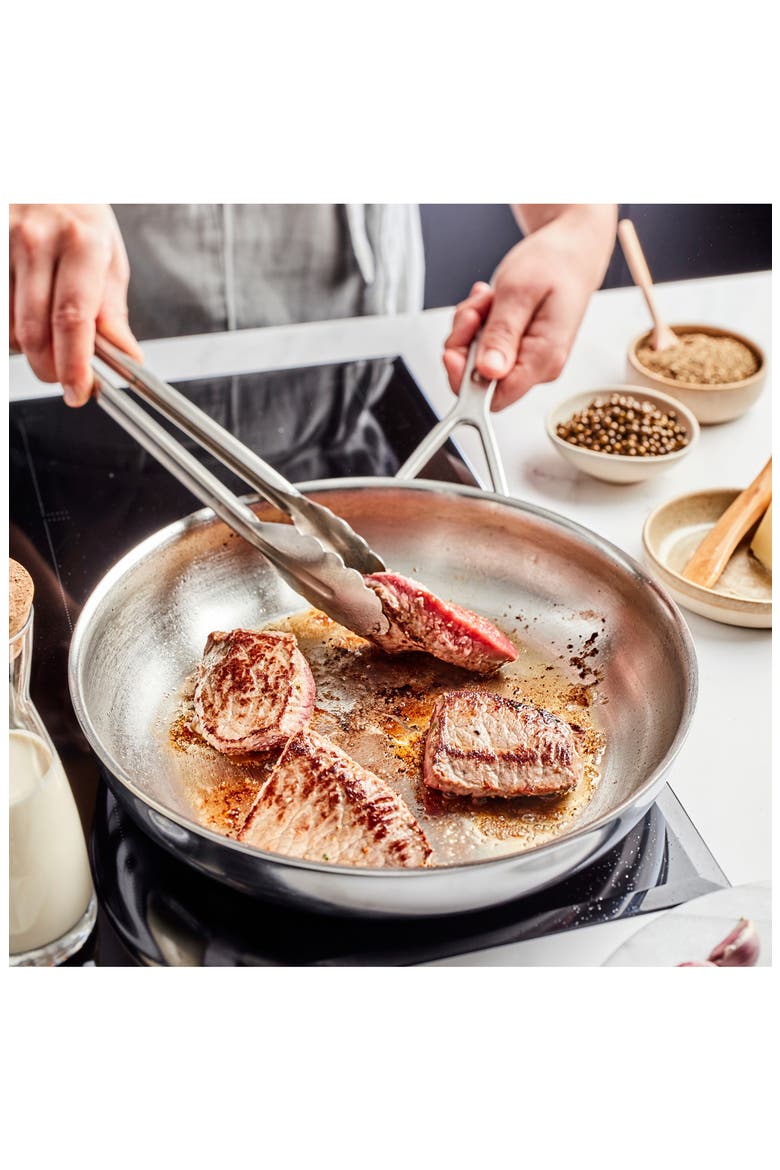 Industry 9.5-Inch Stainless Steel Skillet, Alternate, color, STAINLESS STEEL