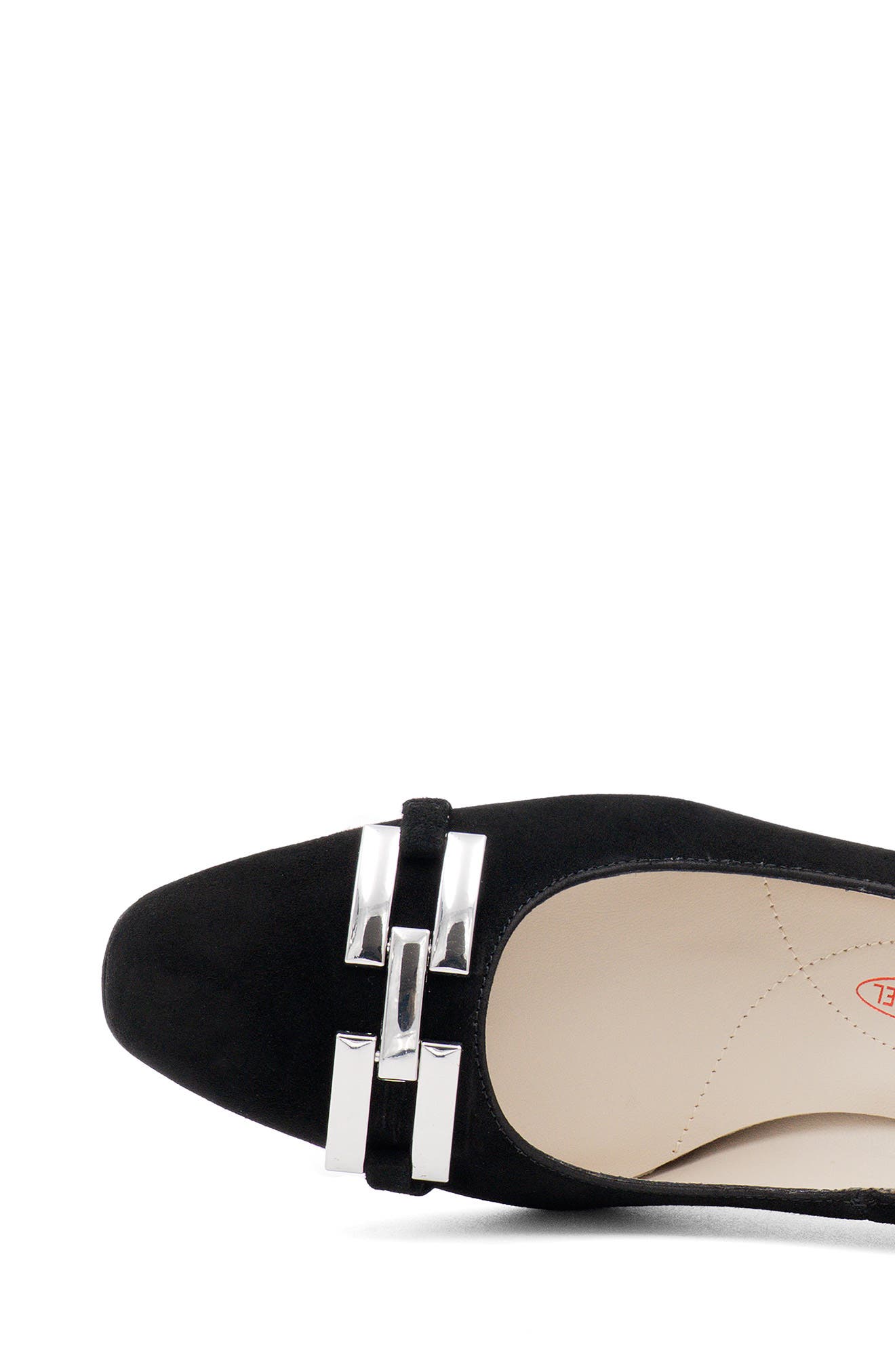 Fante Chain Detail Pump, Alternate, color, BLACK CASHMERE SILVER