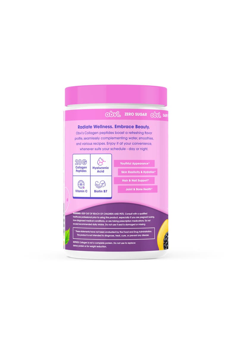 Multi-Collagen Peptide Blend - Nail, Skin & Hair Support Blackberry Lemonade, Alternate, color, None
