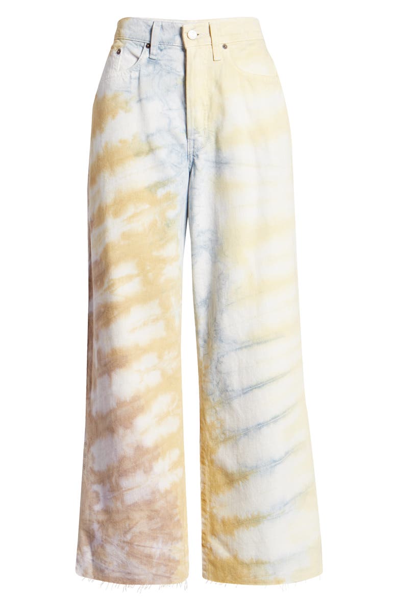 ÉTICA Devon High Waist Crop Wide Leg Jeans, Alternate, color, 