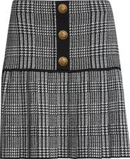Balmain Prince of Wales Jacquard Skirt
