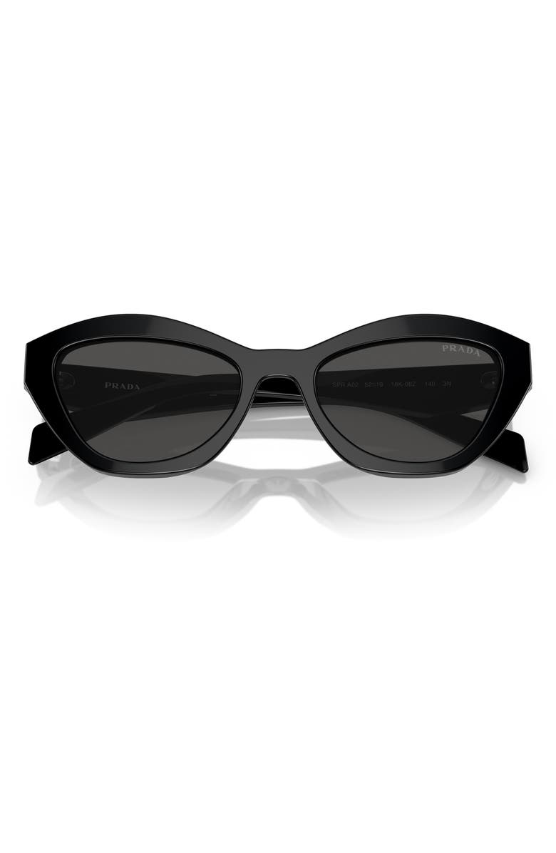 Prada 52mm Butterfly Sunglasses, Alternate, color, 