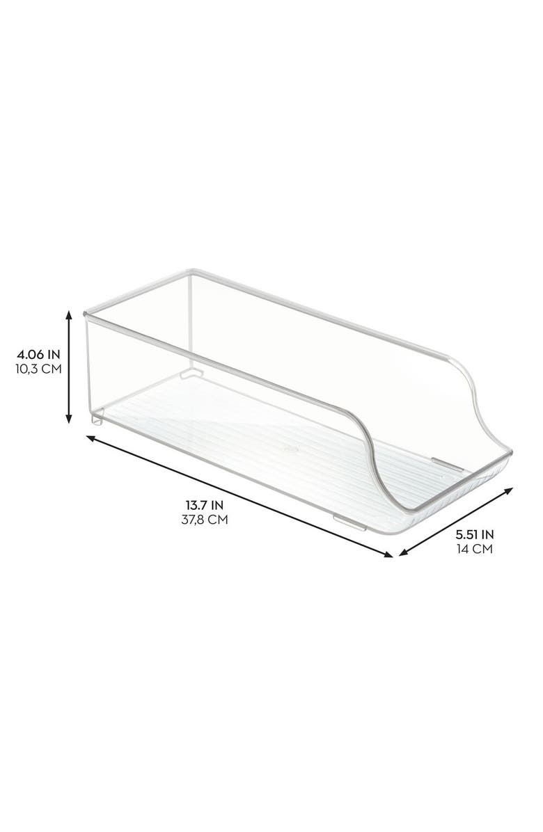 mDesign Stackable Soda Can Dispenser, Set of 3, Clear, Made in USA, Alternate, color, Clear