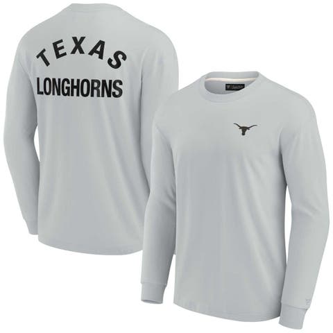 Unisex Fanatics Signature Gray Texas Longhorns Elements Super Soft Long Sleeve T-Shirt