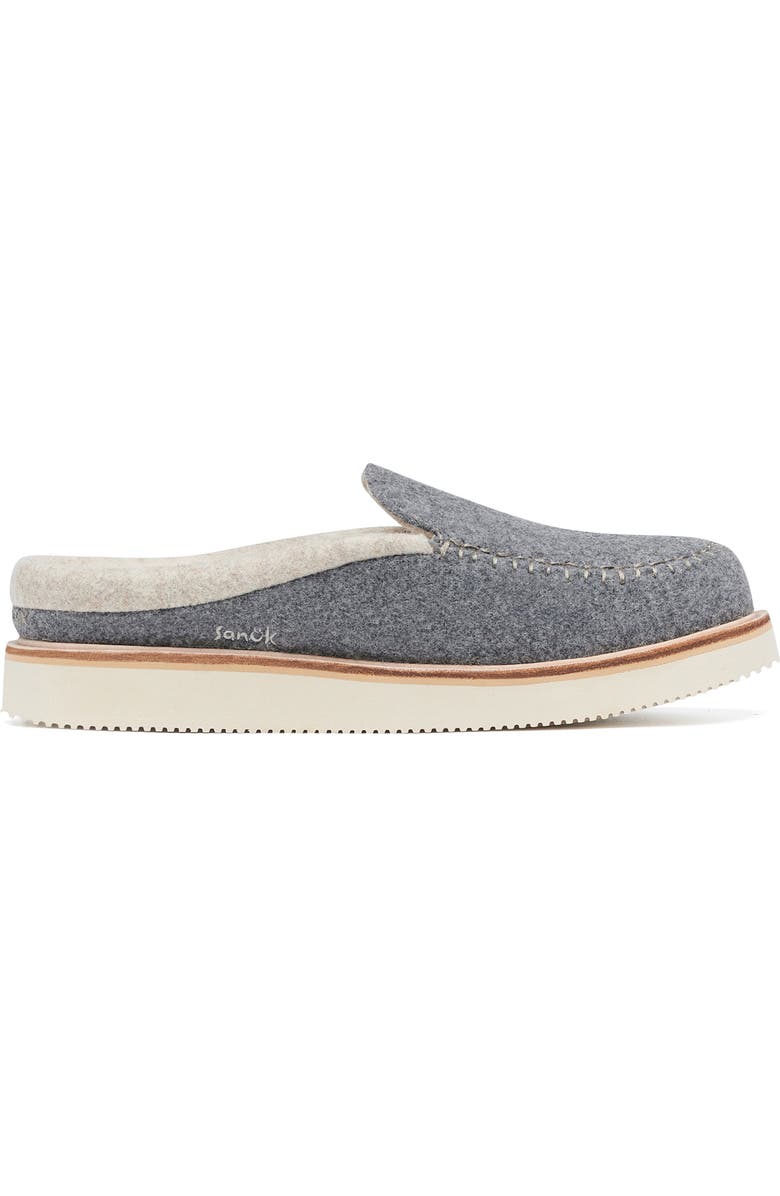 Sanuk Cozy Vibe Wool Felt Slipper, Alternate, color,
