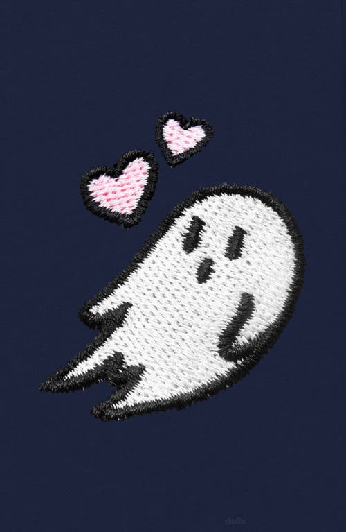 Dalix Womens Heartly Ghost Quarter Zip Pullover In Blue