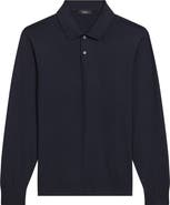Theory Goris Long Sleeve Polo