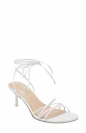 Marc Fisher LTD Gineva Ankle Wrap Kitten Heel Sandal
