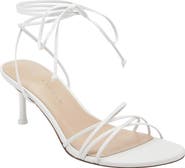 Marc Fisher Gineva Ankle Wrap Kitten Heel Sandal