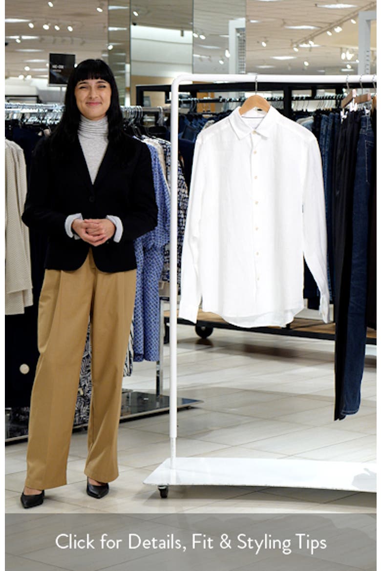 Regular Fit Linen Dress Shirt video