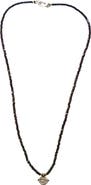 MADISON BEVERLY HILLS Rainbow Pyrite Kiss Necklace
