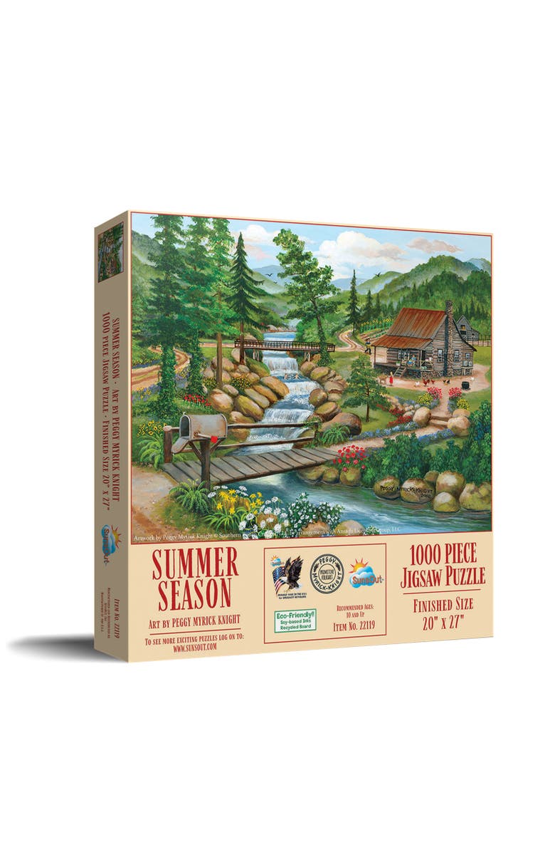 Sunsout Summer Season 1000 piece Jigsaw Puzzle for Adults, Main, color, Multicolor
