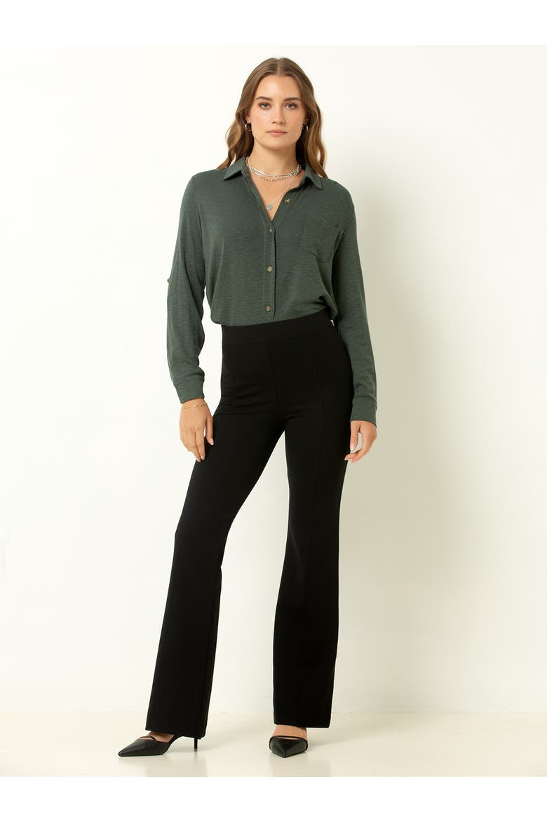 Shaping High Rise Flare Pant, Alternate, color, Black