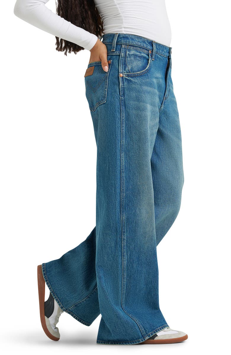 Wrangler Low Rise Baggy Jeans, Alternate, color, Ace