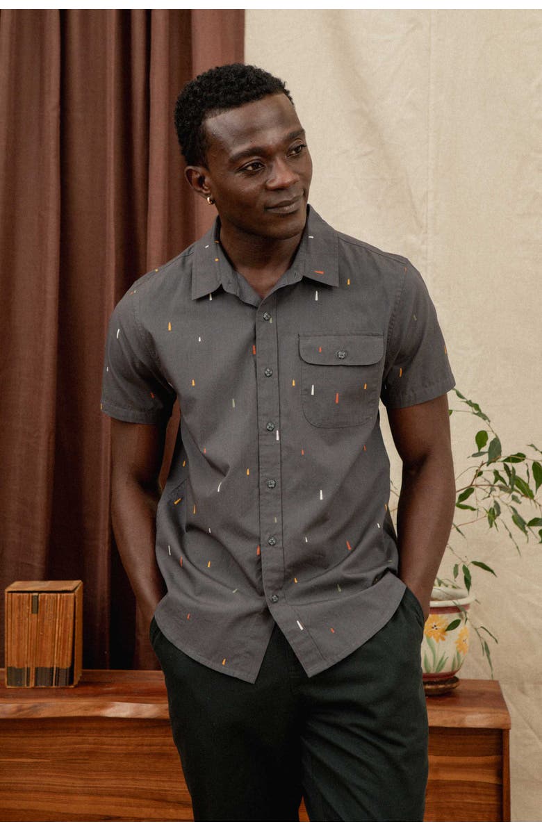 Bridge & Burn Marten Shirt, Alternate, color, Midnight Rain