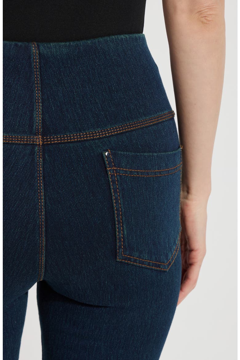 'Lyssentials Pull-On Baby Bootcut Ankle Jeans, Alternate, color, INDIGO