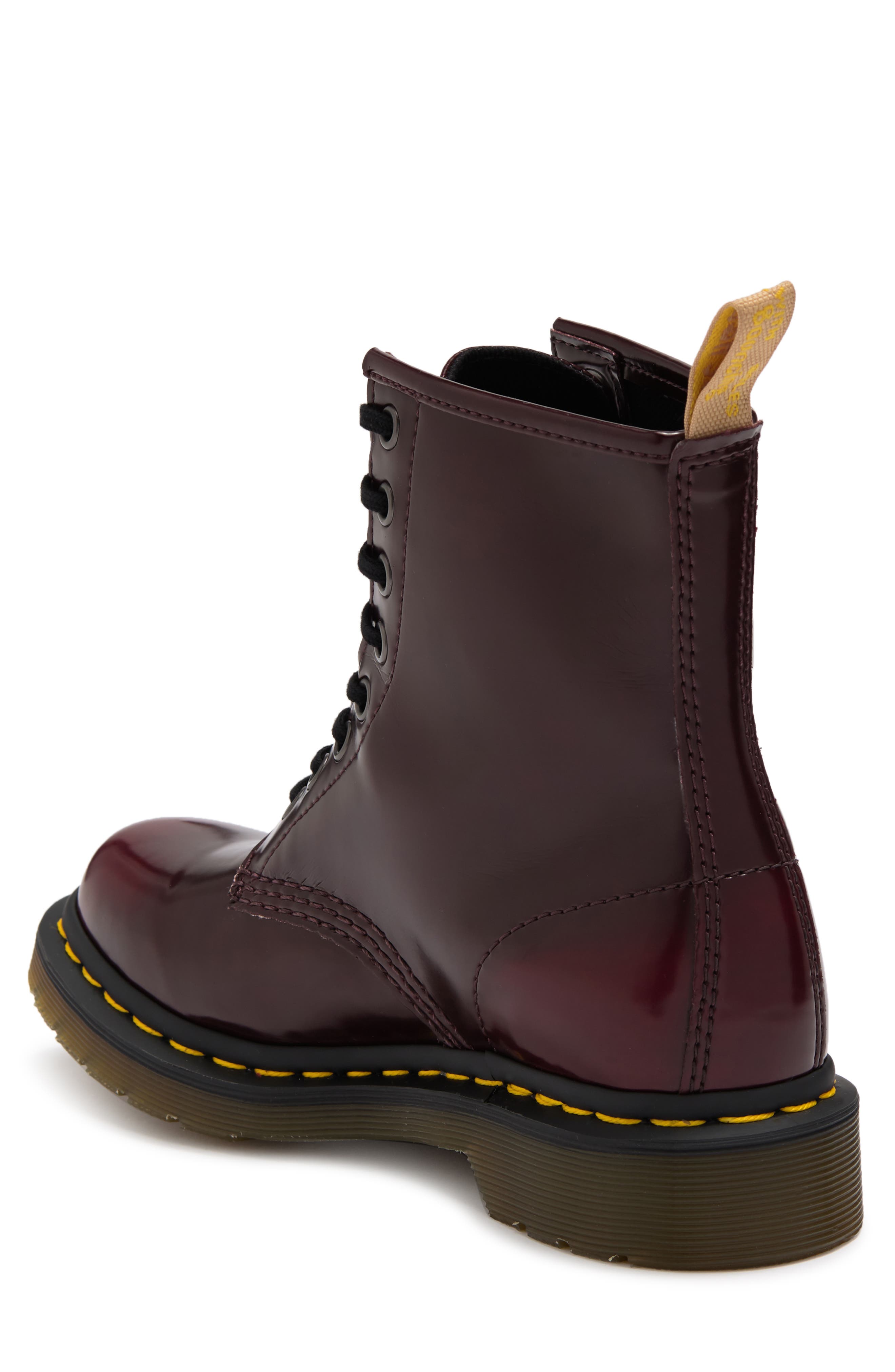 Dr. Martens 1460 Vegan Leather Boot, Alternate, color, 