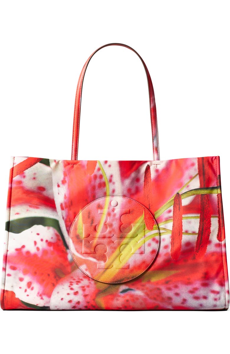 Tory Burch Ella Print Tote, Main, color,