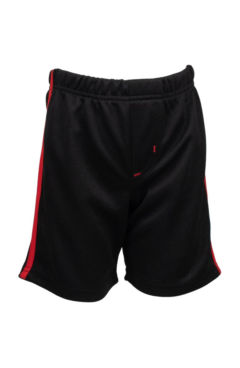 Hot Wheels T-Shirt & Athletic Mesh Shorts Set, Alternate, color, Black / Red