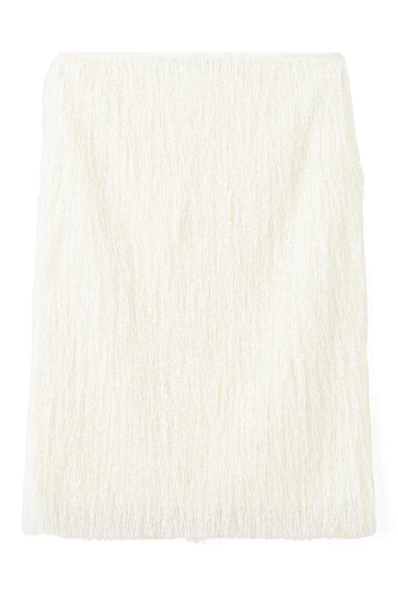 Textured Midi Skirt, Main, color, OFF WHITE