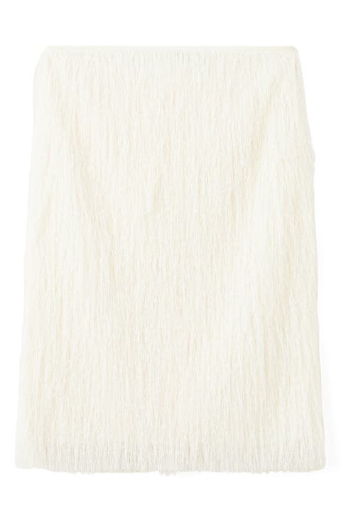 Textured Midi Skirt