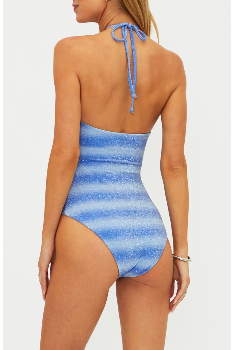 Phoenix One-Piece Swimsuit, Alternate, color, SAPPHIRE SEA