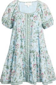 Cleobella Elodie Floral Drop Waist Minidress