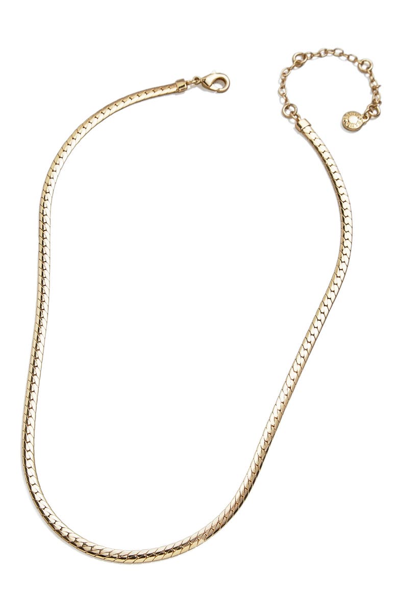 BaubleBar Snake Chain Necklace, Main, color, 