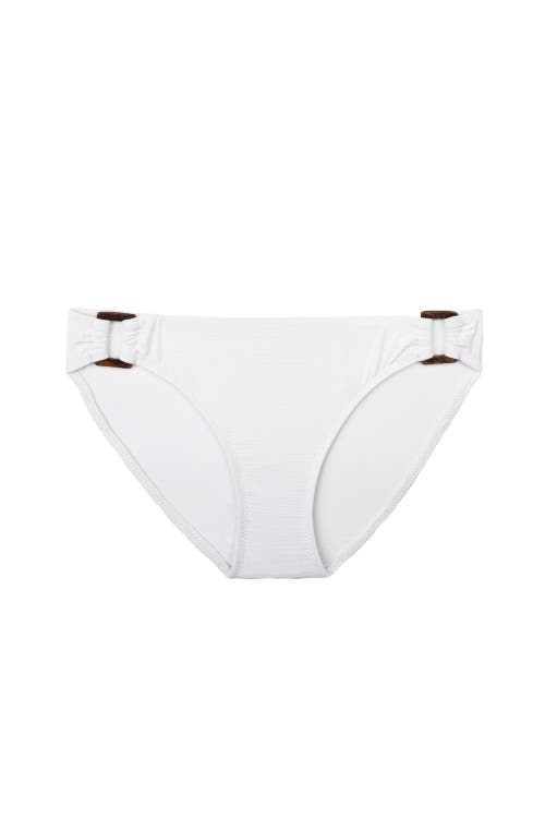 Helen Jon Tortoise Hipster In Textured White