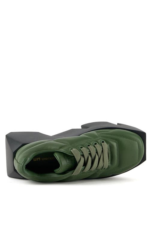 United Nude Bull Puffy Sneaker In Green