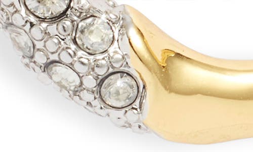 ALEXIS BITTAR ALEXIS BITTAR SOLANALES CRYSTAL TWIST MINI HOOP EARRINGS